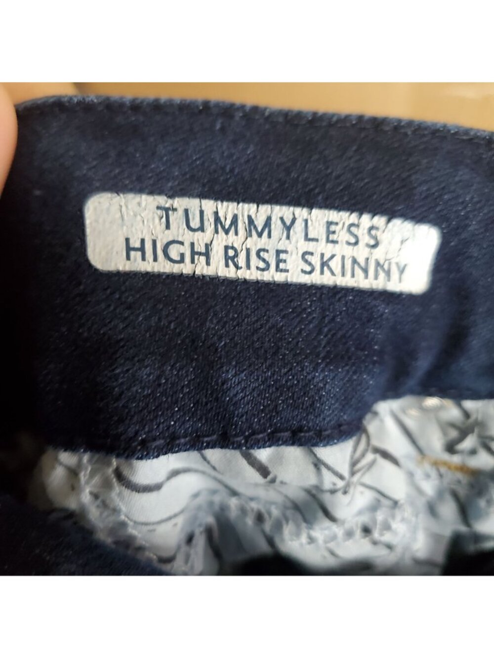 Seven7 Jeans Womens Size 12 Blue Tummyless High Rise Skinny London Wash Stretchy - Picture 3 of 13